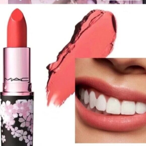 MAC Cosmetics NEW Black Cherry Matte Lipstick BLOOMBOX LIMITED EDITION - Picture 4 of 9